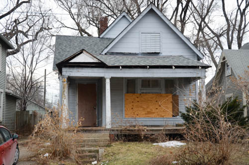 The day we bought the house