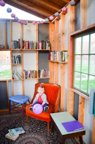 Lucy loves the variety of chairs available in the micro library