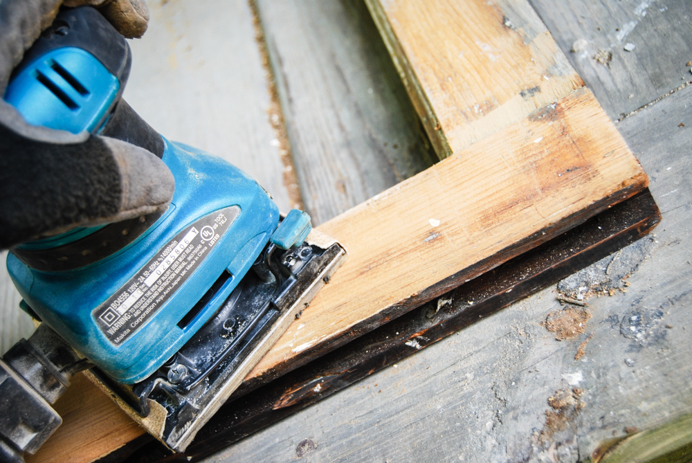 Sanding, more enjoyable than scraping