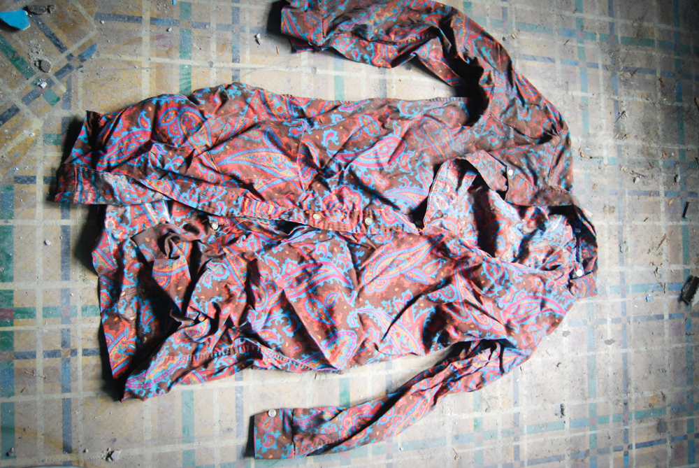 Fun shirt found on top of the master bedroom