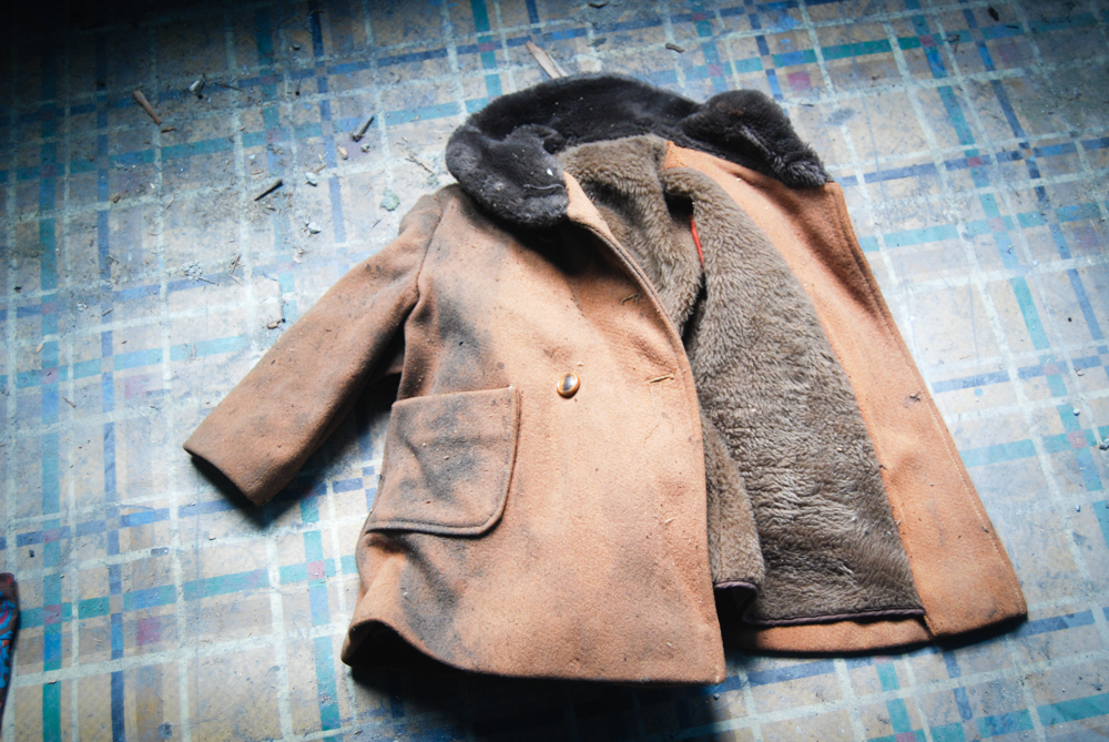 Small coat, also found on top of the master bedroom