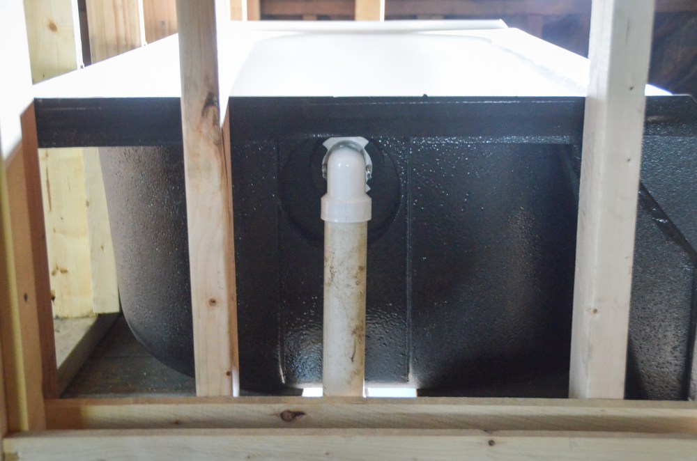 Plumbing for our 2nd floor bathroom