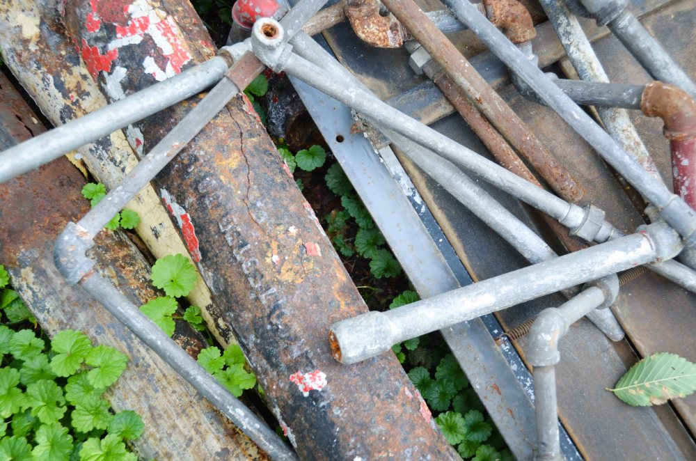 Scrap from the old plumbing