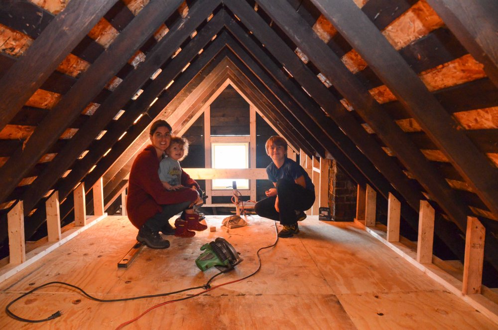 Looking towards the front of the house