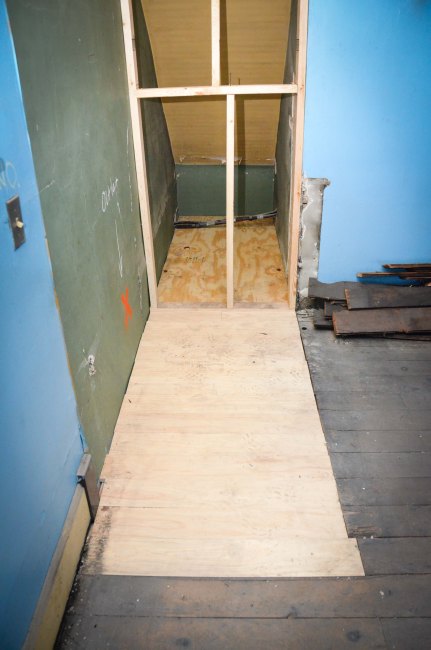 New floor in master bedroom