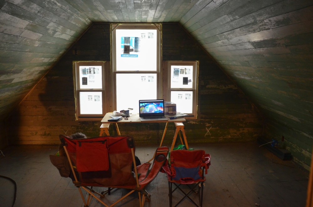 A movie in Lucy's room