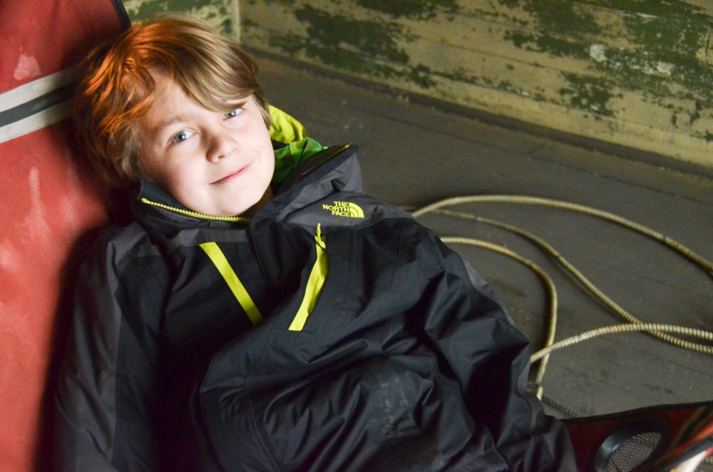 Aiden doing his best to humor us