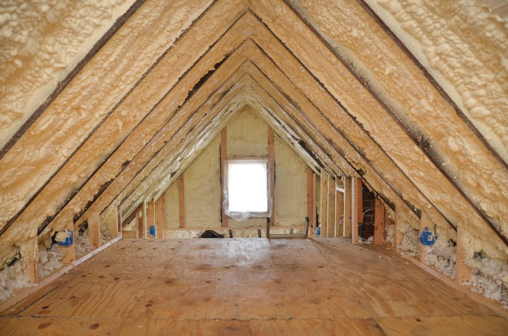 Looking towards the front of the house from the back of the loft