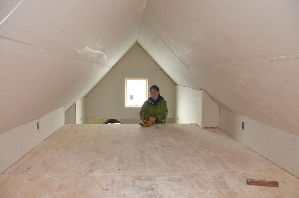 Towards the front of the house