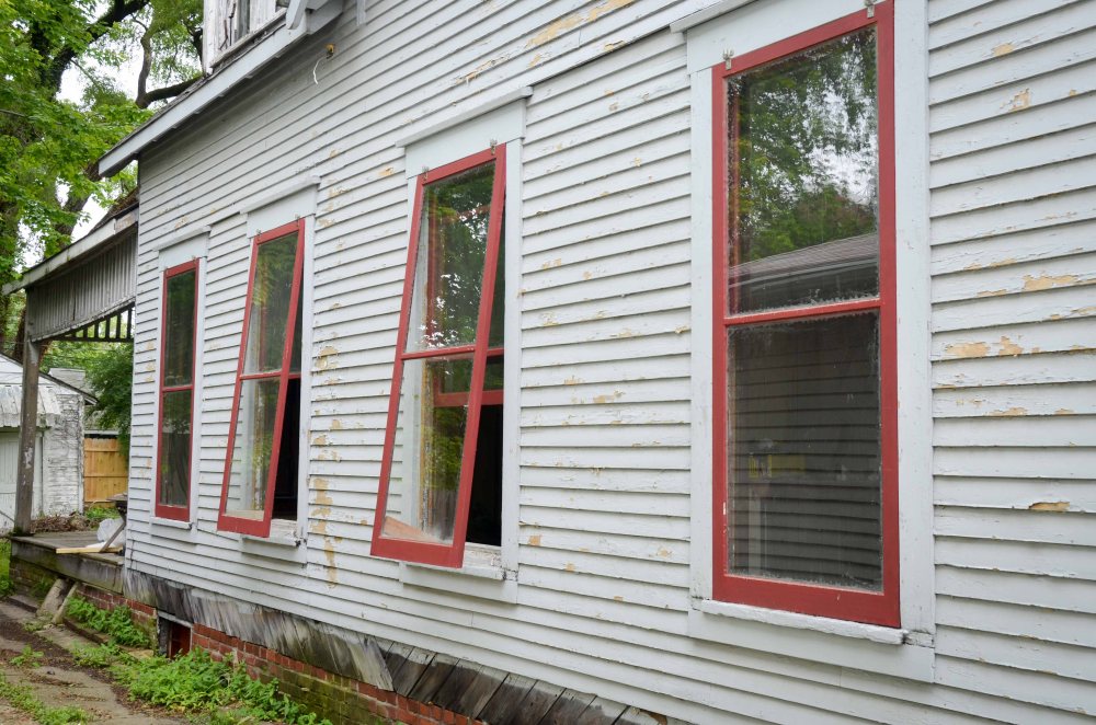 Propping open the storm windows