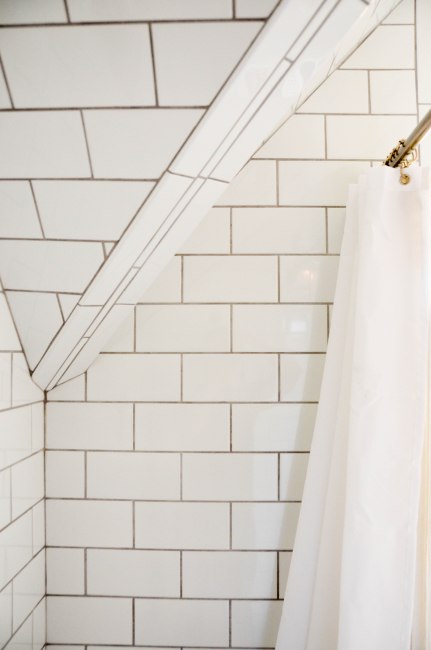 A view from inside the shower