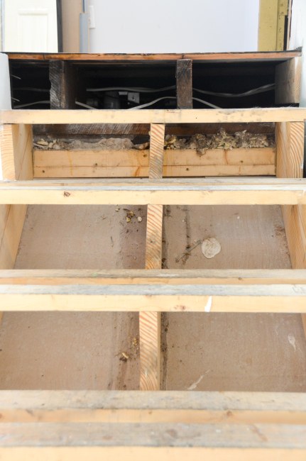 And yes, these are still our stairs